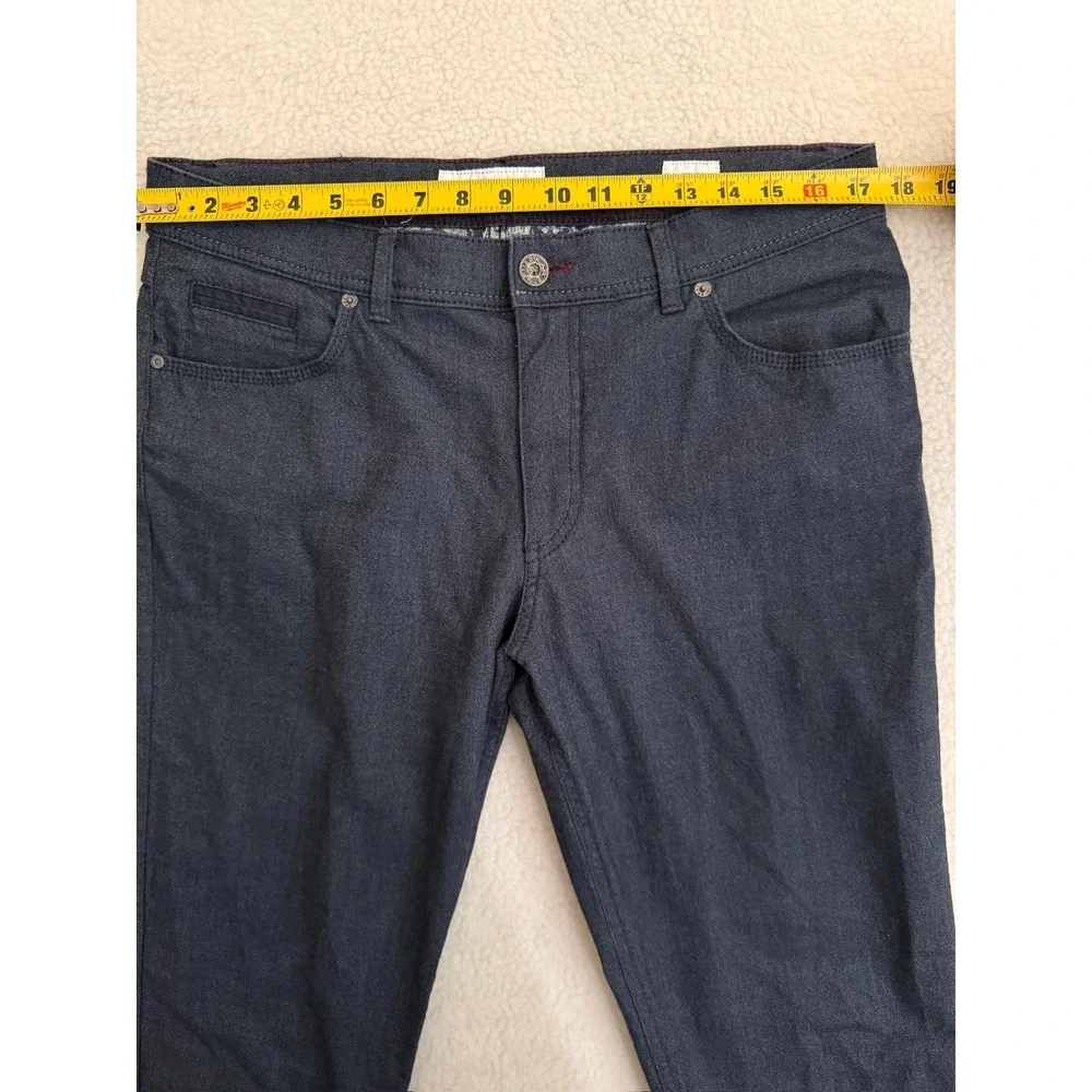 Brax Cooper Fancy Jeans Mens 35x34 Blue Dark Wash Regular Straight 83-1727/24